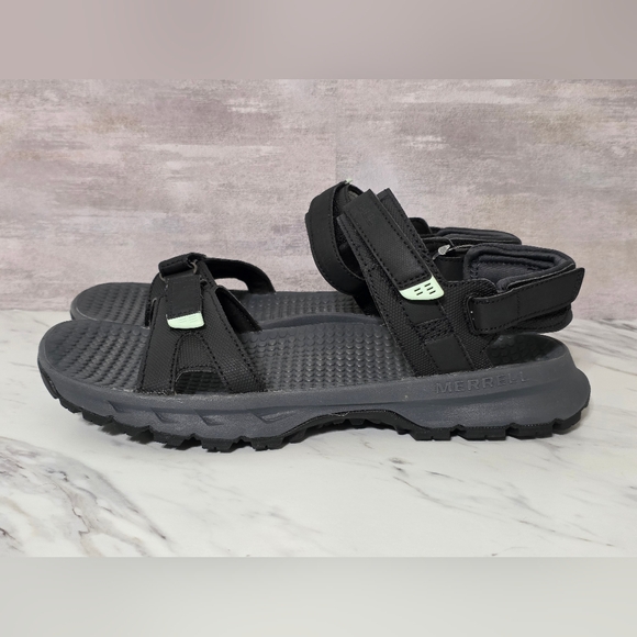 Merrell Black and Gray Outdoor Sandals - Picture 1 of 6